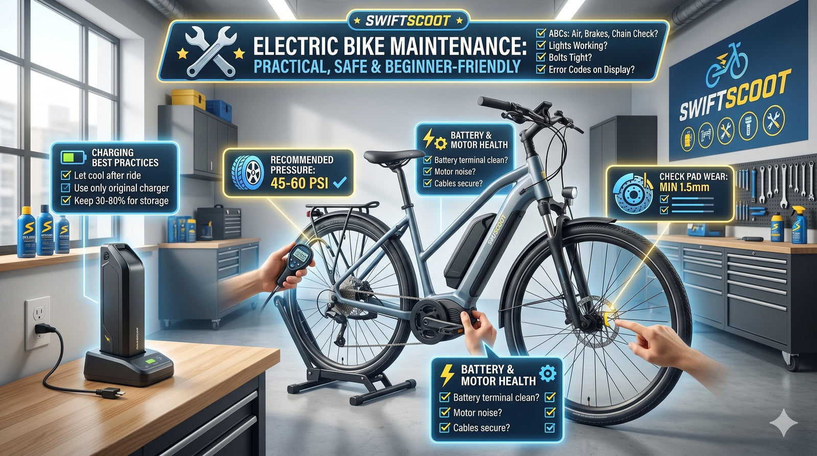 Electric Bike Maintenance Checklist: Keep Your E-Bike Running Smoothly