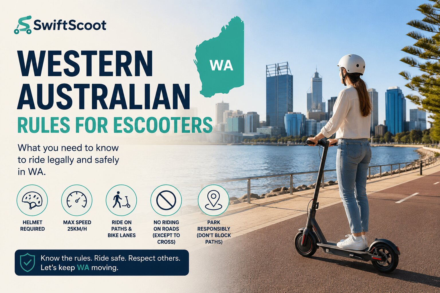 Electric Scooter Rules in Western Australia | SwiftScoot