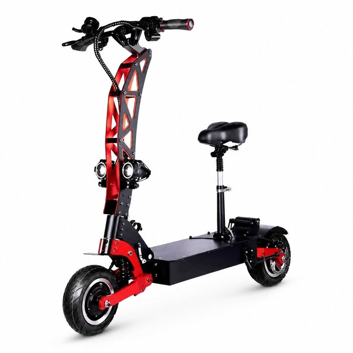 E8P 6000W dual motor electric scooter with seat 60V 40Ah