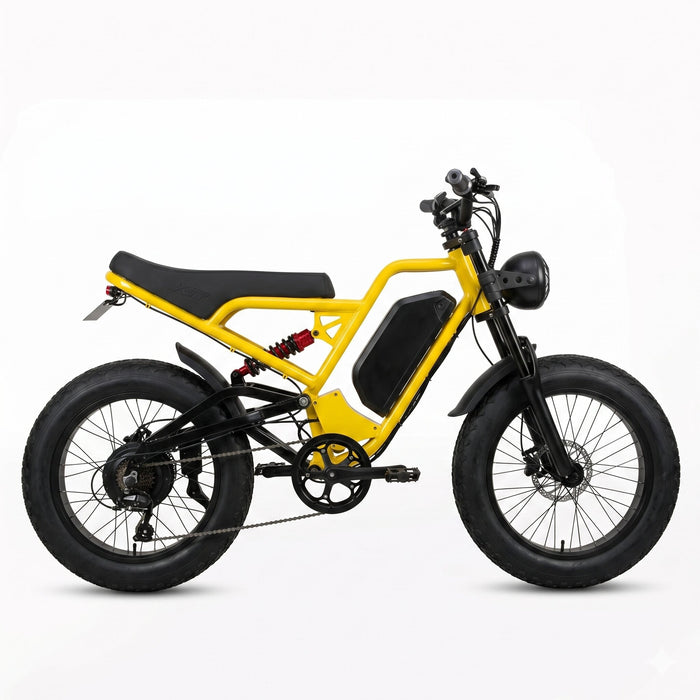AKEZ 1500W Electric Bike | 48V 18Ah Full Suspension E-Bike