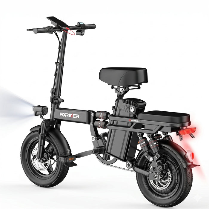 14-Inch Folding Electric Bike | 400W 48V 40Ah Long Range E-Bike