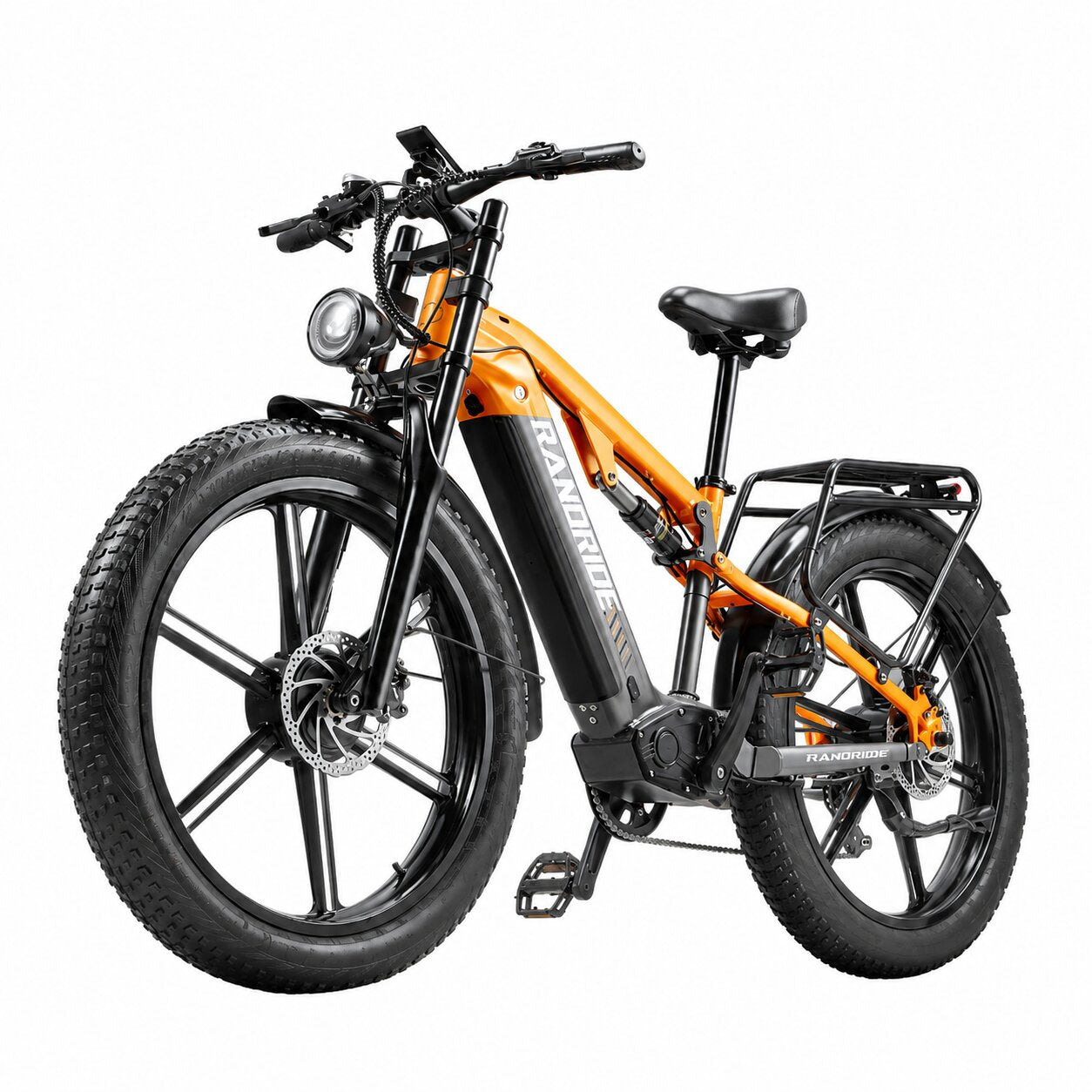 RANDRIDE YX80MM-2 2000W electric mountain bike with 26x4 fat tyres and 48V 20Ah battery